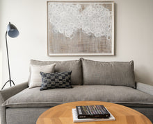 Load image into Gallery viewer, Matchsticks Pillow Cover in Indigo Blue, George Spencer Textiles