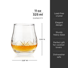 Load image into Gallery viewer, Admiral Crystal Whiskey Heavyweight Glasses