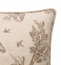 Load image into Gallery viewer, Western Toile Pillow Cover in Sepia Brown, Schumacher Textiles
