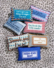 Load image into Gallery viewer, Straight Needlepoint Pillow
