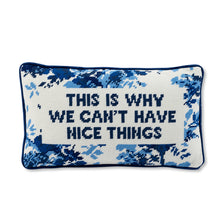 Load image into Gallery viewer, Nice Things Needlepoint Pillow
