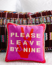 Load image into Gallery viewer, Leave by Nine Needlepoint Pillow

