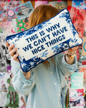 Load image into Gallery viewer, Nice Things Needlepoint Pillow
