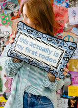 Load image into Gallery viewer, First Rodeo Needlepoint Pillow
