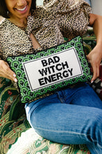 Load image into Gallery viewer, Bad Witch Energy Needlepoint Pillow
