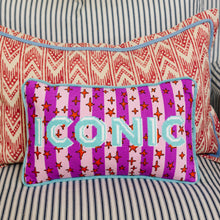 Load image into Gallery viewer, Iconic Needlepoint Pillow
