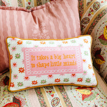 Load image into Gallery viewer, Big Heart Needlepoint Pillow
