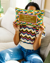 Load image into Gallery viewer, Scream Needlepoint Pillow
