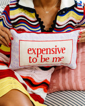 Load image into Gallery viewer, Expensive To Be Me Needlepoint Pillow
