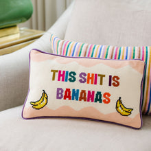 Load image into Gallery viewer, Bananas Needlepoint Pillow
