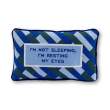 Load image into Gallery viewer, Eyes Resting Needlepoint Pillow
