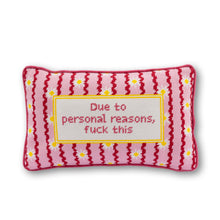 Load image into Gallery viewer, F This Needlepoint Pillow
