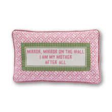 Load image into Gallery viewer, Mirror Mirror Needlepoint Pillow
