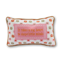 Load image into Gallery viewer, Big Heart Needlepoint Pillow
