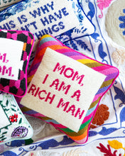 Load image into Gallery viewer, Rich Man Needlepoint Pillow
