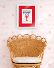 Load image into Gallery viewer, Boston Matchbook Art Print
