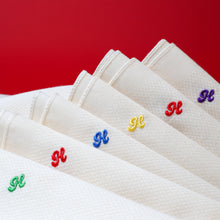 Load image into Gallery viewer, Our Extra-Soft, Extra-Sustainable Hanky with 🌈 Rainbow Embroidery
