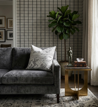 Load image into Gallery viewer, Cloud Toile Pillow Cover in Fog Grey, Schumacher Textiles
