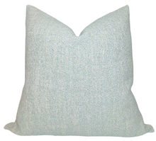 Load image into Gallery viewer, Vail Boucle Pillow Cover in Blue, Larsen Textiles
