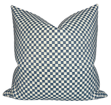 Load image into Gallery viewer, Elkhart Pillow Cover in Blue, Schumacher Textiles

