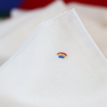 Load image into Gallery viewer, Our Extra-Soft, Extra-Sustainable Hanky with 🌈 Rainbow Embroidery
