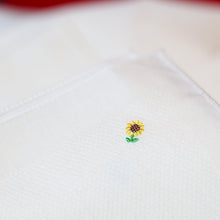Load image into Gallery viewer, Our Extra-Soft, Extra-Sustainable Hanky with 🌻 Sunflower Embroidery
