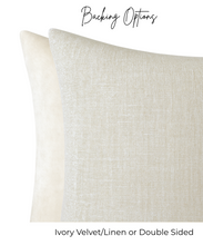 Load image into Gallery viewer, Artesian Velvet Pillow Cover in Mineral Blue, Thibaut Pillows
