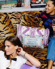 Load image into Gallery viewer, Spill the Tea Needlepoint Pillow
