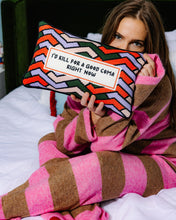 Load image into Gallery viewer, Good Coma Needlepoint Pillow
