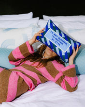 Load image into Gallery viewer, Eyes Resting Needlepoint Pillow
