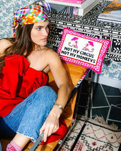 Load image into Gallery viewer, Not My Circus Needlepoint Pillow
