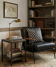 Load image into Gallery viewer, Reeds Pillow Cover in Jet, McLaurin + Piercy Textiles
