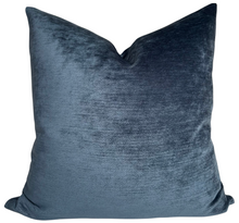 Load image into Gallery viewer, Sapphire Velvet Pillow Cover
