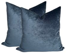 Load image into Gallery viewer, Sapphire Velvet Pillow Cover
