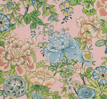 Load image into Gallery viewer, Peony Garden Floral Pillow Cover in Blush, Thibaut Pillows
