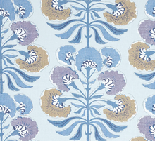 Load image into Gallery viewer, Tybee Tree Pillow Cover in Lavender and Blue, Thibaut Pillows
