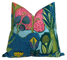 Load image into Gallery viewer, Albero Pillow Cover in Blue, Thibaut Pillows
