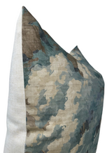 Load image into Gallery viewer, Woodland Clearing Pillow Cover in Spa Blue, Thibaut Pillows
