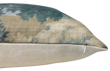 Load image into Gallery viewer, Woodland Clearing Pillow Cover in Spa Blue, Thibaut Pillows
