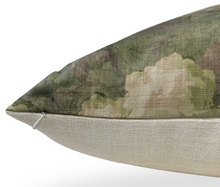 Load image into Gallery viewer, Woodland Clearing Pillow Cover in Green, Thibaut Pillows
