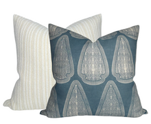 Load image into Gallery viewer, Artemis Pillow Cover in Lake Blue, Susan Connor Textiles
