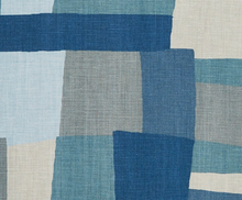 Load image into Gallery viewer, Collage Pillow Cover in Indigo Gray, Peter Dunham Textiles
