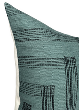 Load image into Gallery viewer, Pastiche Pillow Cover in Spruce Jet, Kelly Wearstler Textiles
