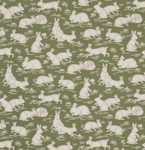 Load image into Gallery viewer, Cottontails Pillow Cover in Sage Green, Schumacher Textiles

