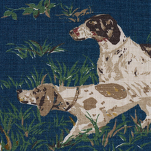 Load image into Gallery viewer, Pointers Pillow Cover in Navy Blue, Schumacher Textiles

