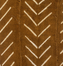 Load image into Gallery viewer, Chevron Print Mudcloth Pillow Cover in Brown

