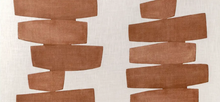 Load image into Gallery viewer, Stacked Pillow Cover in Clay
