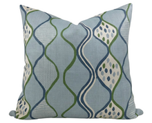 Load image into Gallery viewer, Baltic Weave Pillow Cover in Blue, Peter Dunham Textiles
