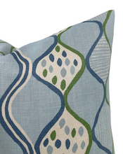 Load image into Gallery viewer, Baltic Weave Pillow Cover in Blue, Peter Dunham Textiles
