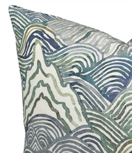 Load image into Gallery viewer, Shangri La Pillow Cover in Verde Green
